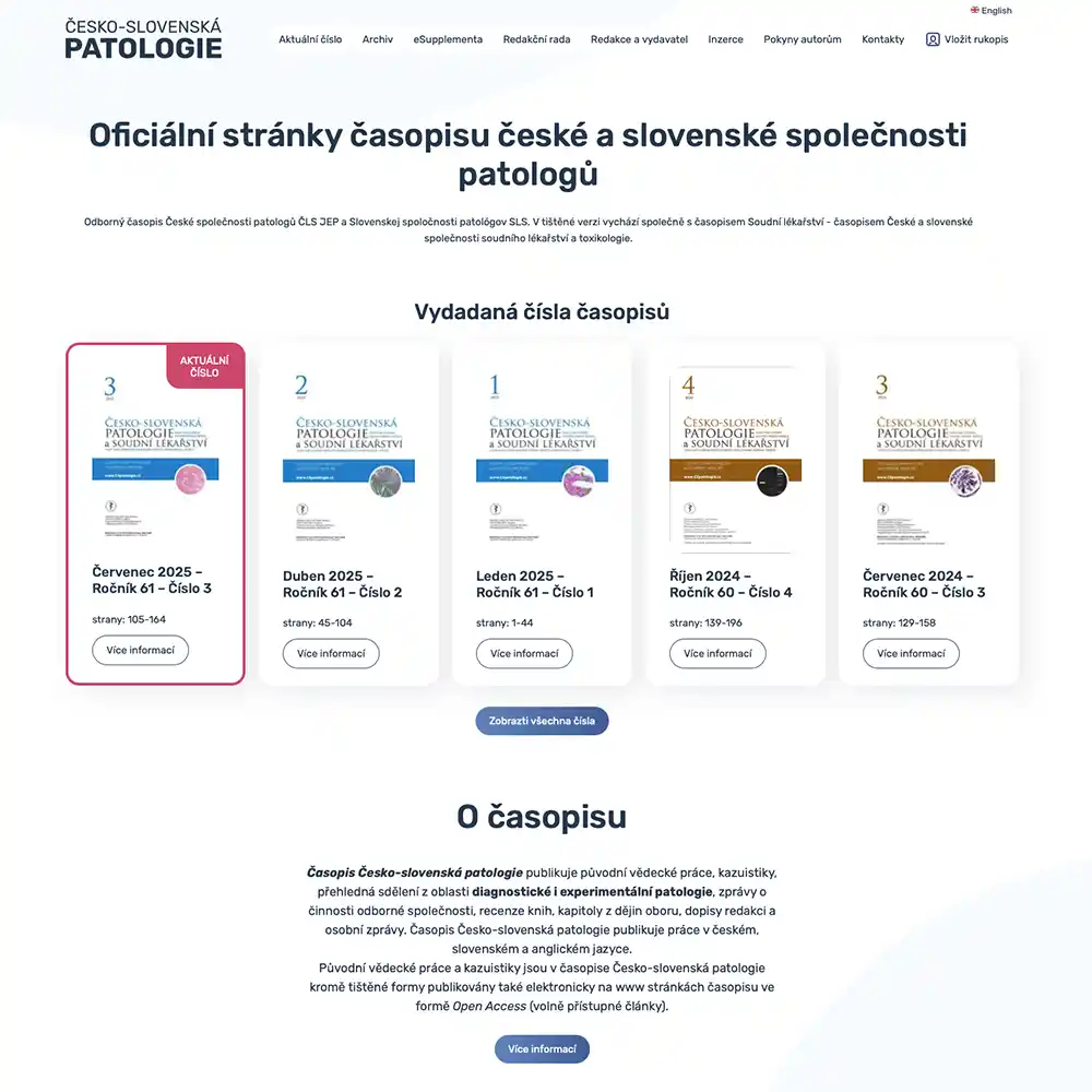 Reference webu CS Patologie
